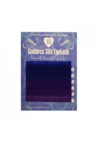 GODDESS NAVY COLOUR  SILK EYELASH C curl 0.15mm