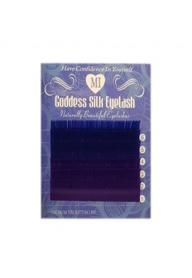 GODDESS NAVY COLOUR  SILK EYELASH J curl 0.15mm