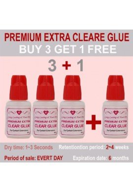 Premium Extra Clear Glue 3+1